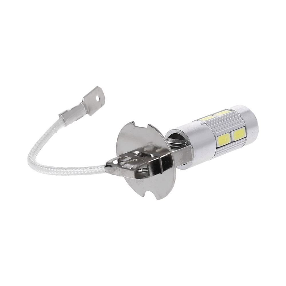 Автомобильная светодиодная потолочная лампа LED H3 H1 10smd 5630 выделение яркого света, туманная лампа
