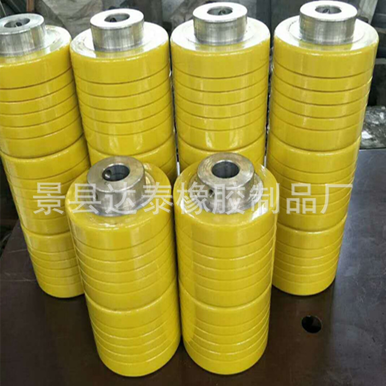 定做聚氨酯轴承包胶轮 尼龙 聚氨酯耐磨包胶轮  耐磨胶辊