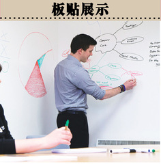 Thickened erasable blackboard wall stickers graffiti wall stickers removable office training whiteboard stickers children's green board stickers
