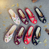 Slippers, polishing cloth pointy toe, summer cheongsam, sandals, footwear, loose fit