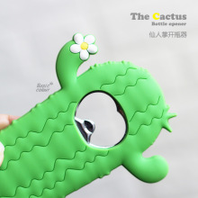 亚马逊北欧啤酒创意花盆开瓶器瓶盖冰箱贴厨房用品新奇特仙人掌