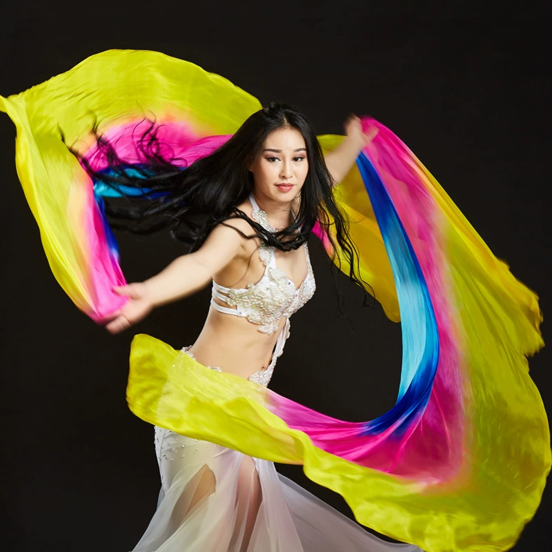 Праймовый шелковый полуприлегающий шарф 250x110 см, вуаль для Belly Dance, бросок belly dance, реквизит для сцены Belly Dance