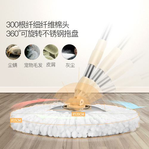 Wanben manufacturer rotating mop bucket Haoshen mop wholesale hand mop with wheels gift mop bucket floor mop bucket
