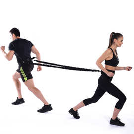 厂家直销双人健身拉力绳瑜伽弹力绳便携家用阻力带套装批发定制