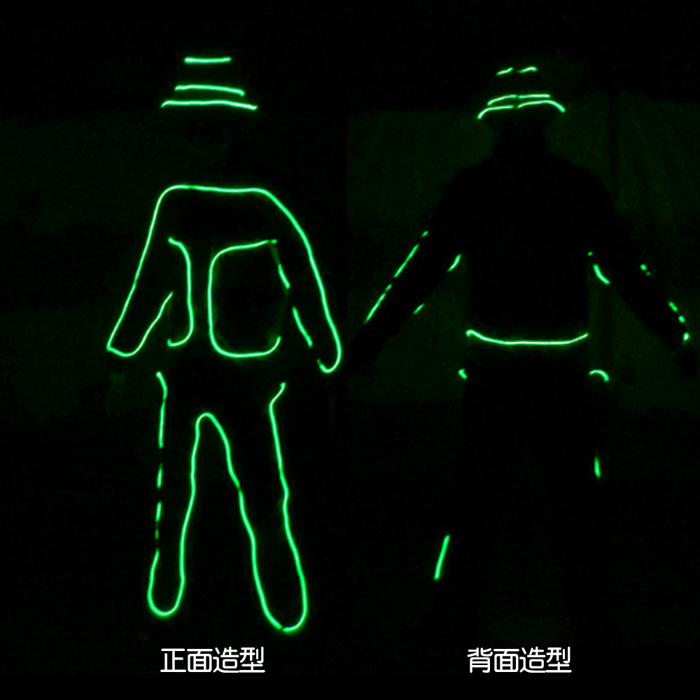 Traje Luminoso de Danza para Mujer para Escenario