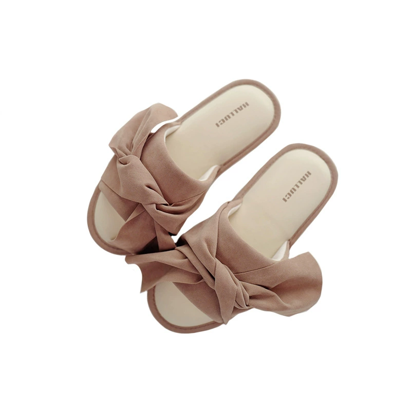 Summer double-sided breathable non-slip slippers with bow