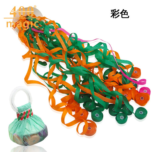 30 Grenade Spider Silk (White) Onion Spider Silk Stage Magic Ribbon Magic Toy Wholesale