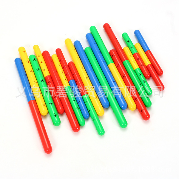 Children's plastic relay stick