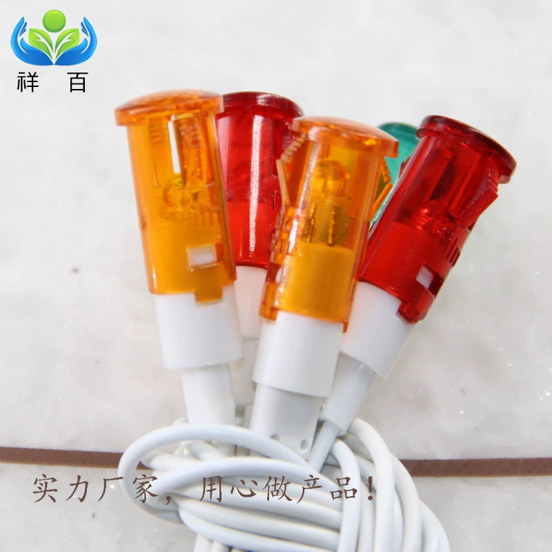 Специализированный светодиодный индикатор для коммерческого кухонного оборудования с проводом, сигнальная лампа 10 мм, 220 В, специально для кухонного оборудования