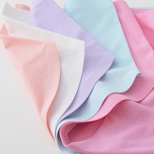 Massive one-piece breathable mesh underwear ice silk seamless underwear for women solid color mid-waist briefs underwear for women