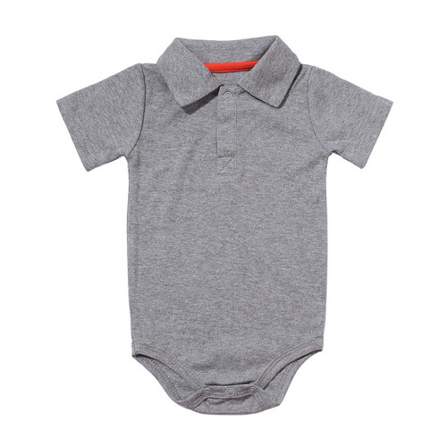 Baby clothing summer short-sleeved polo baby jumpsuit foreign trade romper baby clothes khaki newborn clothes