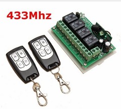 12V 4-way remote control switch 1 to 2/315 and 433 optional wireless remote control wireless remote control switch