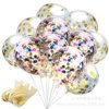 Round transparent colorful nail sequins, balloon, decorations, 36inch