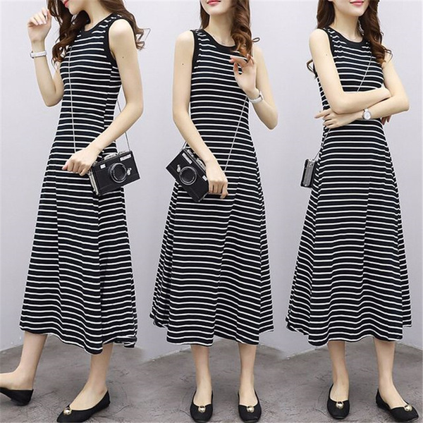 Elegant retro sleevless dress sleevless