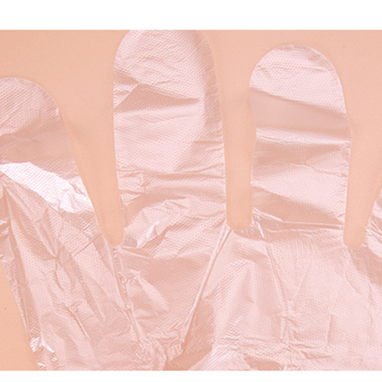 Guantes desechables de alta calidad para el hogar, lavavajillas, catering, limpieza de belleza, transparente Cubierta protectora diaria de Palma, 100 piezas