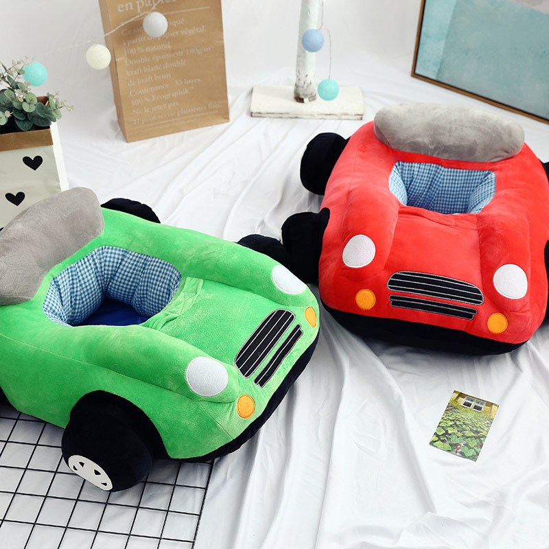 Sillón infantil con forma de coche – apoyo antivolcado, juguete de peluche image 4