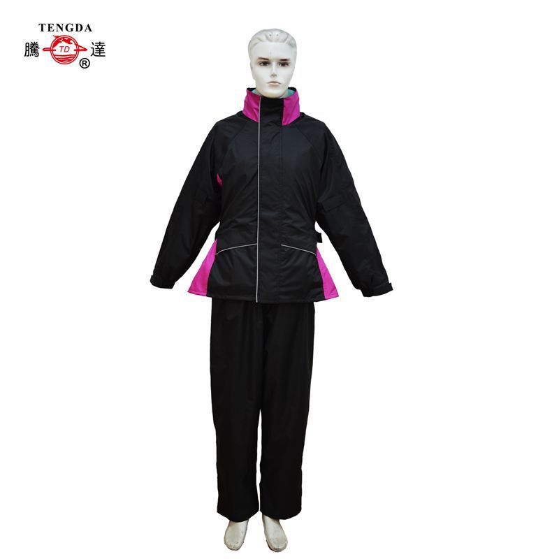 Men's and Women's Motorcycle Raincoat Motorcycle Motorcycle Riding Suit Reflective Split Raincoat Rain Pants Waist Poncho