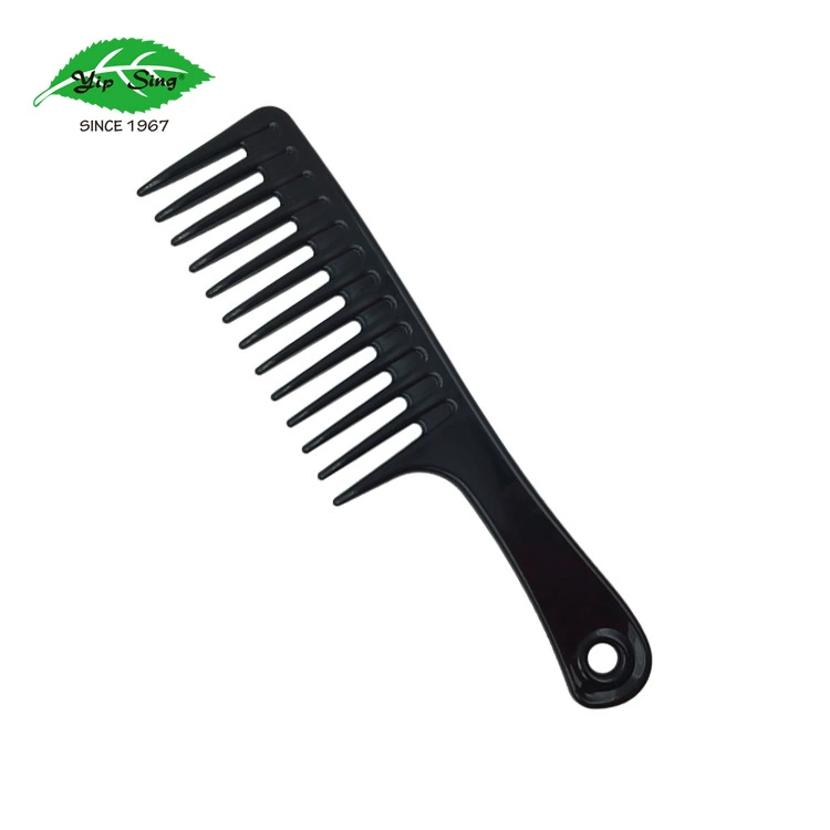 Фабрика Yesheng большая грабельная расческа пластиковая парикмахерская расческа черная классическая Внешняя торговля горячий стиль