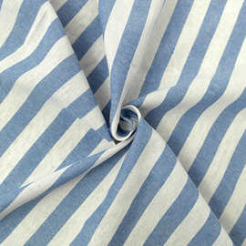 厂家批发色织条纹面料色织条纹布裙装衬衫面料时装面料箱包沙发布