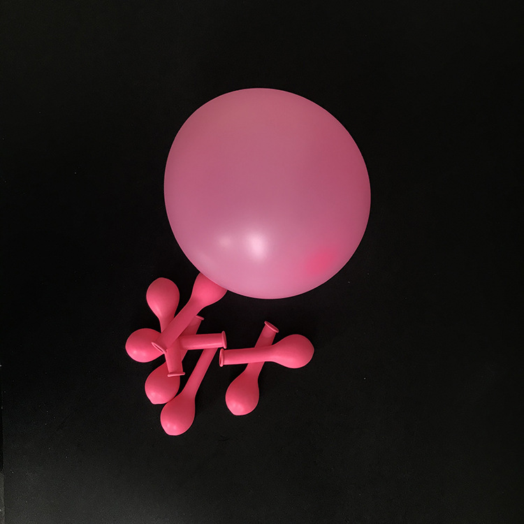 Engrosado redondo globo de látex de 5 pulgadas decoración de la sala de bodas arreglo de fiesta globo 1,2G globo de juguete de escena de cumpleaños