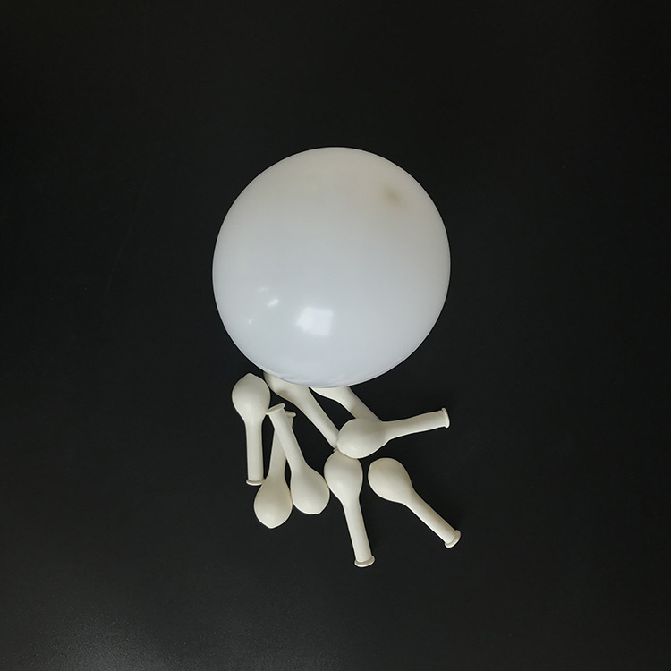 Engrosado redondo globo de látex de 5 pulgadas decoración de la sala de bodas arreglo de fiesta globo 1,2G globo de juguete de escena de cumpleaños