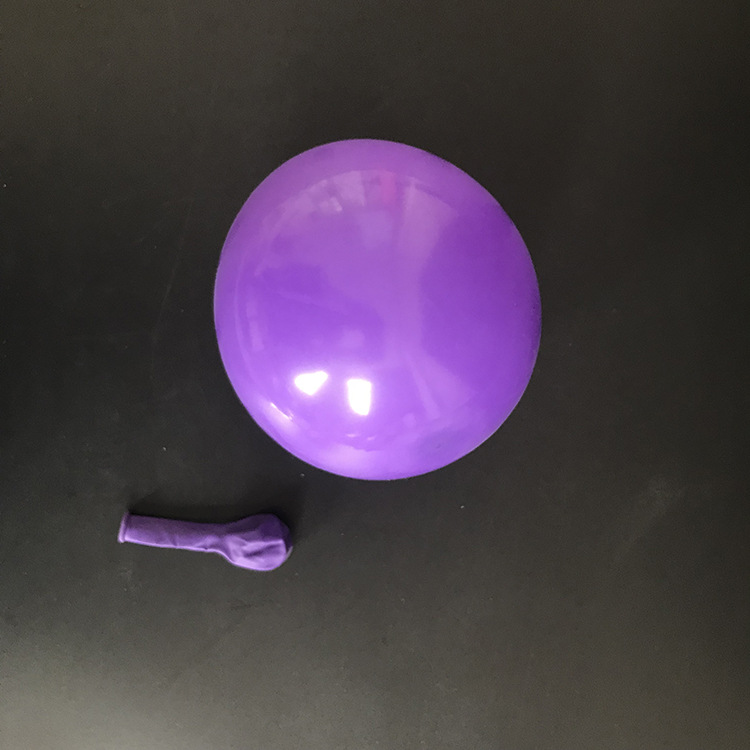 Engrosado redondo globo de látex de 5 pulgadas decoración de la sala de bodas arreglo de fiesta globo 1,2G globo de juguete de escena de cumpleaños