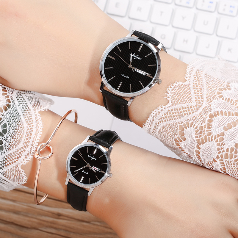 2025 New Watch Automatic Quartz Watch Casual Business Men's Watch Fashion Leather Strap Watch Women's Watch Couple Watch