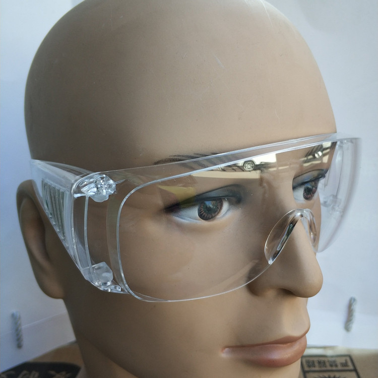 透明百叶窗防风镜 防尘护目镜 全透明打磨防迸溅劳保眼镜