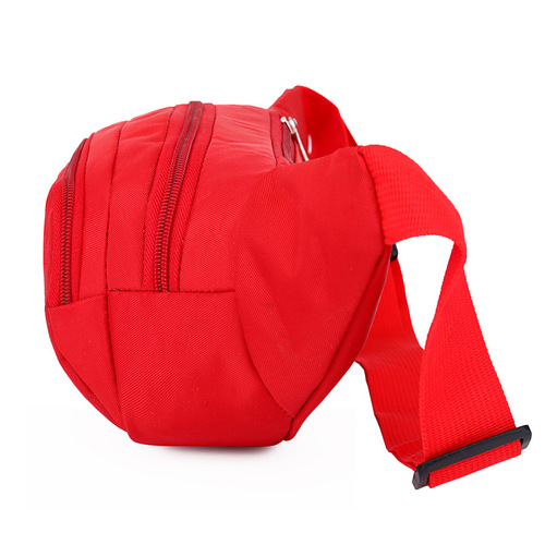 休闲牛津布腰包女休闲户外运动单肩斜挎包大容量多层胸包厂家批发