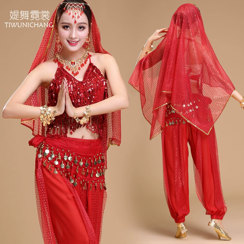 Костюм индийского танца Взрослый костюм для танца живота 2020 Новый танцевальный костюм Костюм для начинающих