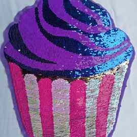 小香风亮片刺绣布贴立体刺绣加工电脑绣花章仔外套衬衫电脑绣花标