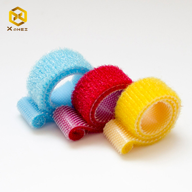 厂家直销彩色尼龙魔术贴批发刺毛同面背靠背魔术贴厂家可撕