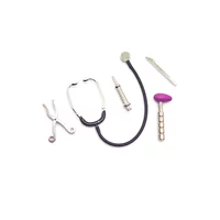 Small doll house with accessories, realistic stethoscope
