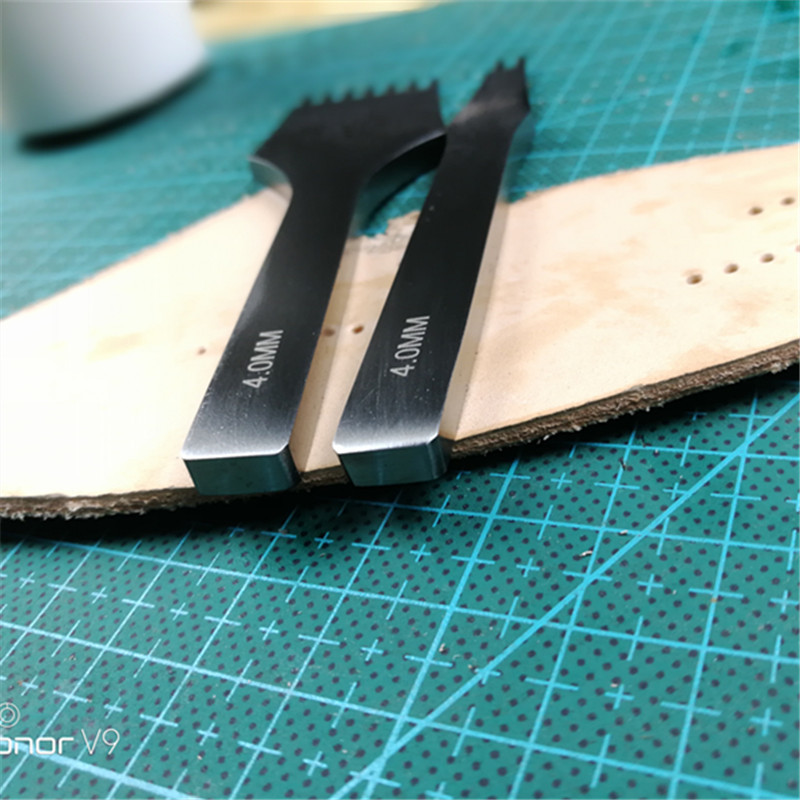 Fábrica directa corte redondo agujero redondo SKD11 material DIY herramienta de perforación de cuero corte redondo no fila punzonado corte de oliva