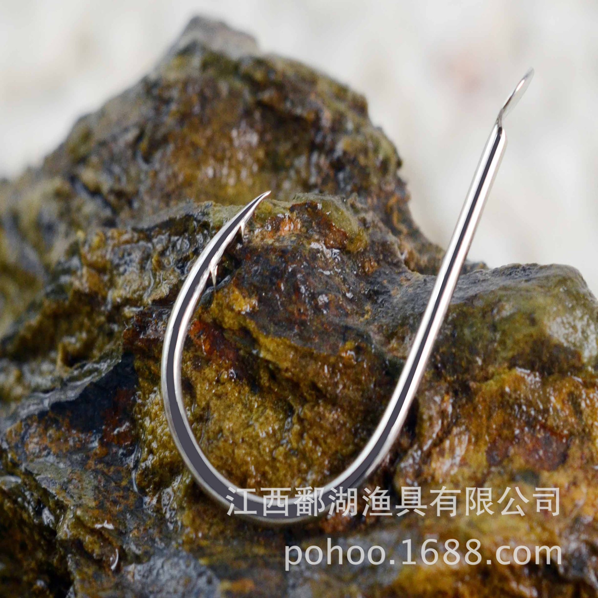 QIHU boutique mil y doble púas de garantía de calidad de la fábrica de acero de alto carbono plana Luya Taiwán pesca Pesca de Mar gancho antioxidante