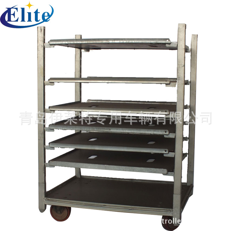 厂家直销花卉台车， 温室发货花车，带轮子胶合板花卉展示车