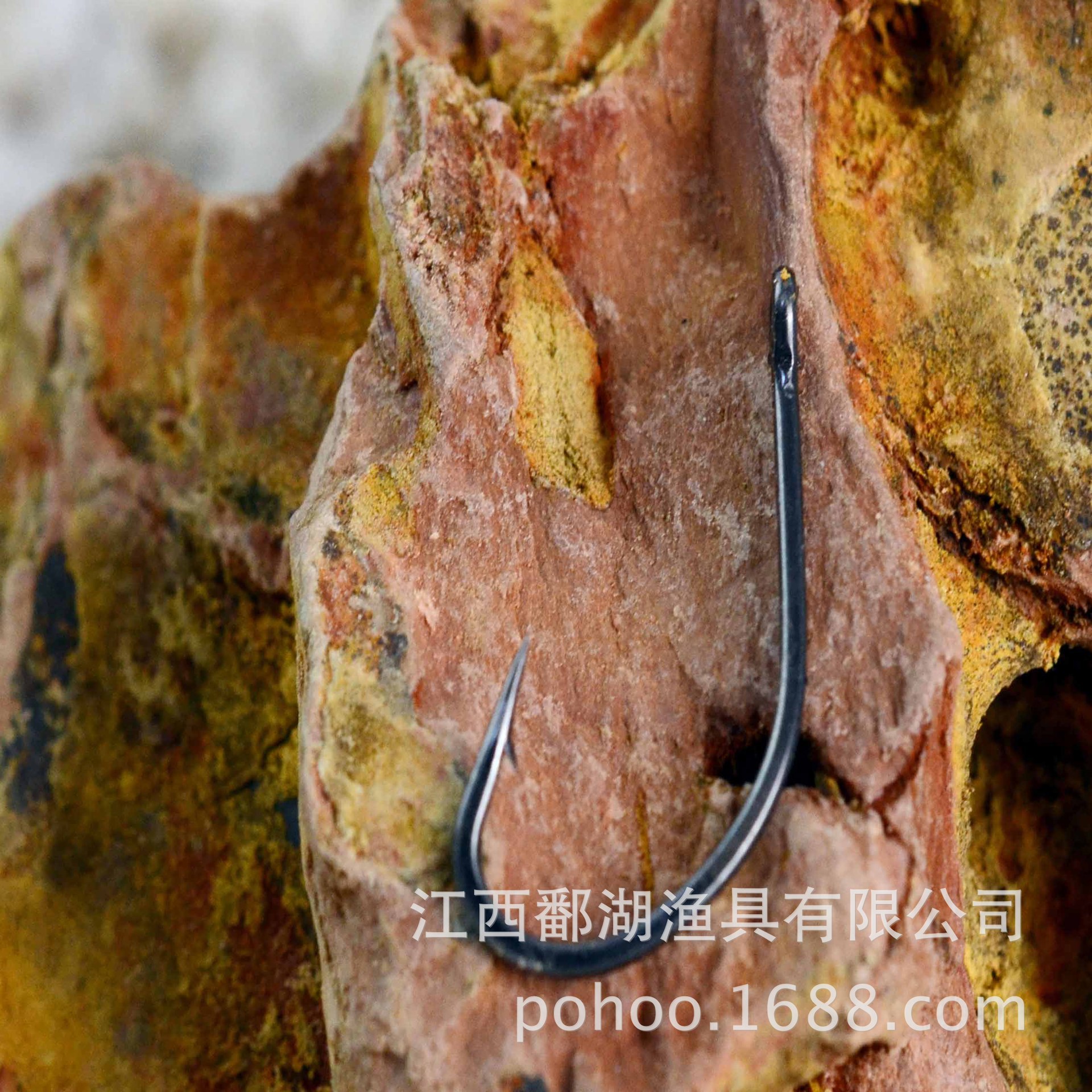 Beili fabricante Guan Fu Wan Shi gancho de pesca engranaje caja de plástico tira gancho colgando Caja 100 unidades