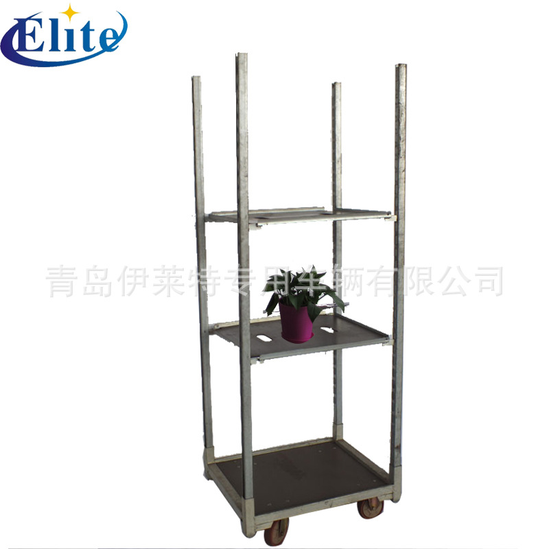 厂家推荐销售花卉台车，材料加厚花卉车，运输方便快捷周转运苗车