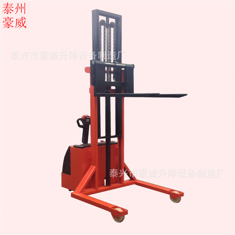 供应1.5T3.5M宽腿式装卸车集装箱托盘堆高车仓储堆高机装卸货