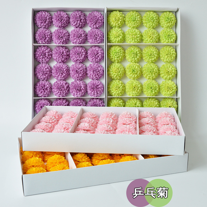 Christmas New Ping Pong Chrysanthemum Soap Flower Head Creative Handmade Soap Flower Bouquet Gift Box Making Flower Shop Supplies Christmas New Ping Pong Chrysanthemum Soap Flower Head Creative Handmade Soap Flower Bouquet Gift Box Making Flower Shop Supplies
