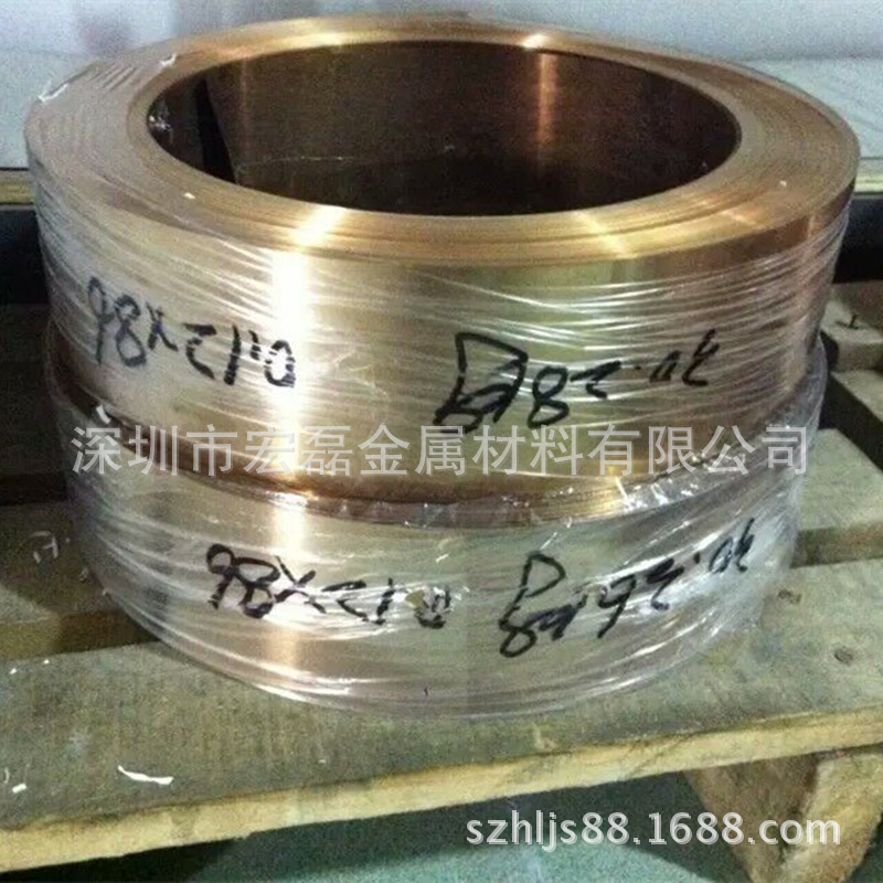 日本进口耐磨高硬度C17200铍铜带 电器用铍铜带 耐冲压铍铜带