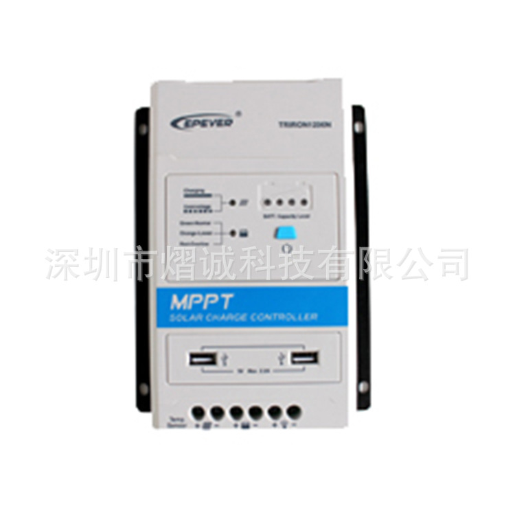TRIRON系列12v/24v屏幕多按键及USB多种组合MPPT太阳能控制器 40a