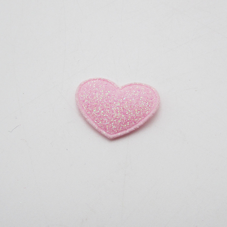 Estilo coreano oro rosa amor tela pegatinas accesorios para el cabello de los niños tocado hecho a mano DIY alas de Ángel material accesorios de la tarjeta de hornear