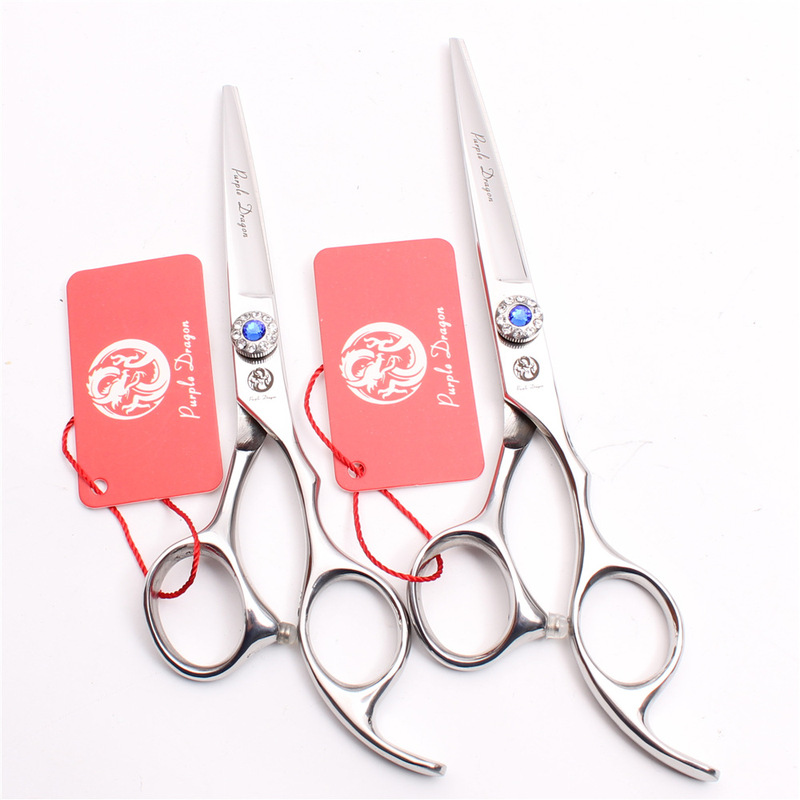 Zilong hair stylist professional haircut scissors 5.5/6 inch hairdressing scissors children flat cut bangs hair scissors 440C