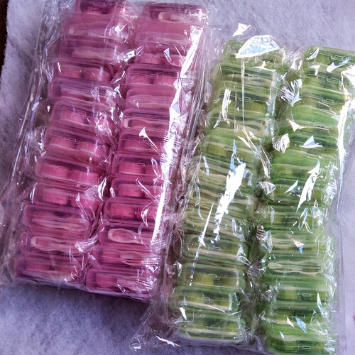 Mini contact lens box with mirror, contact lens box, companion box, contact lens case, care box