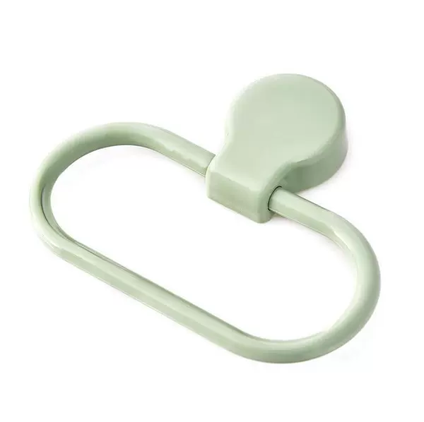 Towel hanging ring -green