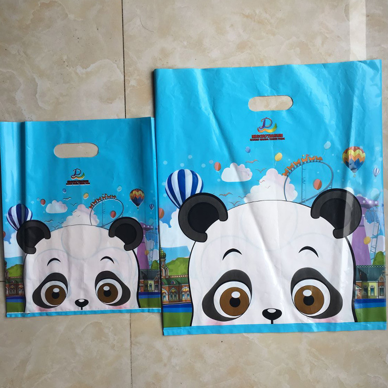 制作服装袋批发简约竖 塑料平口袋 彩印袋加厚包装袋礼品袋饰品袋