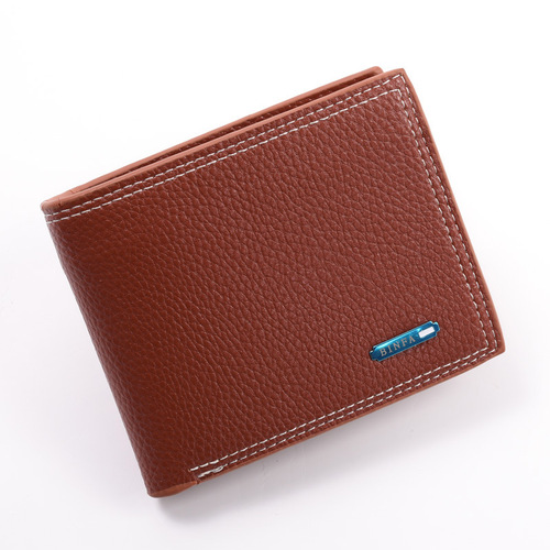 New cross-border men's business multi-card slot wallet wholesale pu leather waterproof horizontal version short wallet manufacturer wholesale