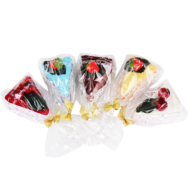 Треугольное полотенце для торта творческая личность полотенце для дня рождения подарок на День Святого Валентина свадебные принадлежности полотенце оптом