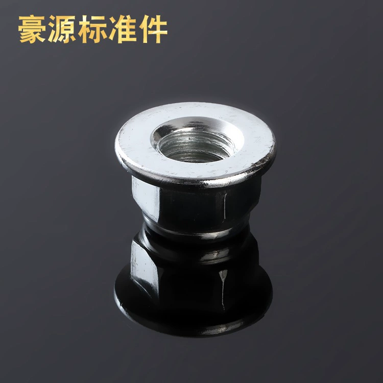 Производители оптовой шестигранной фланец торцевой стопорной гайки положительная и обратная резьба, антиослабленная Фланцевая гайка